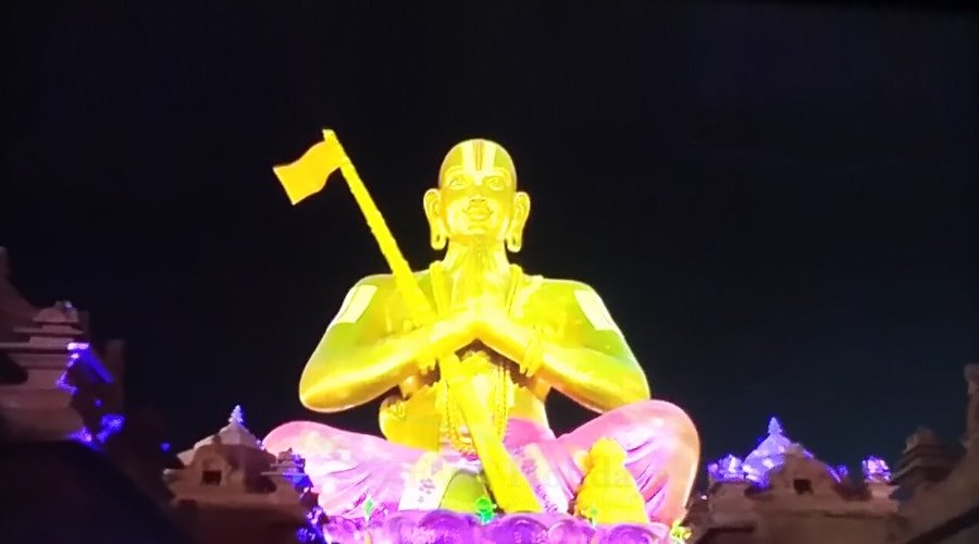 Swami Ramanuja Acharya, Statue Of Equality, Sri Ram Nagar, Kondapur, Hyderabad, Telangana, India, Asia